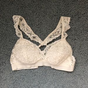 Floral Lace Aerie Bralette | Size M